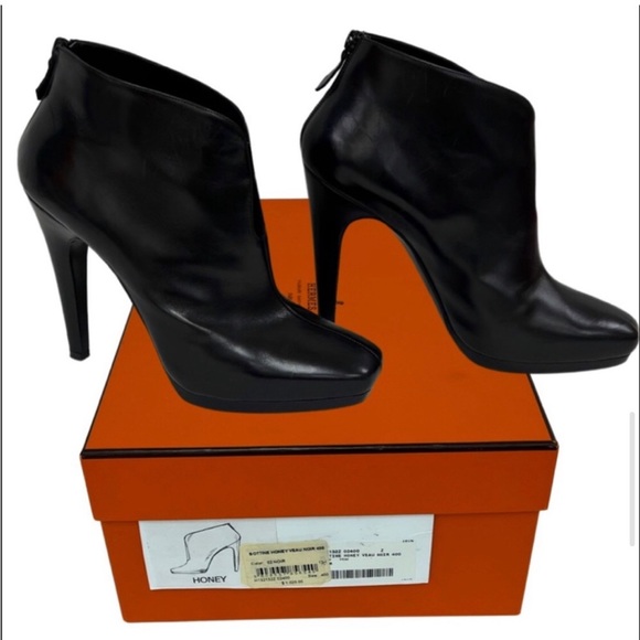 Hermes leather ankle boots - Picture 2 of 12